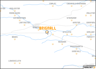 map of Brignall