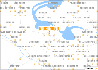 map of Brikama Ba