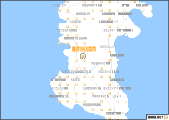 map of Bríkion