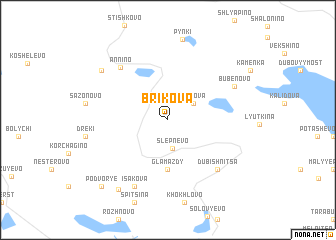 map of Brikova