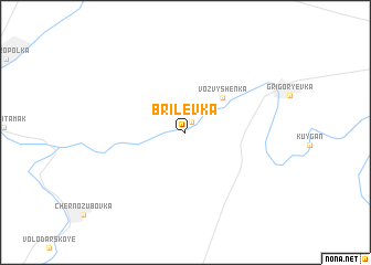 map of Brilevka