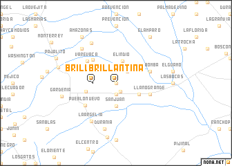 map of Brillantina