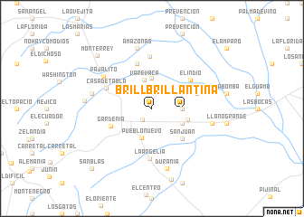 map of Brillantina