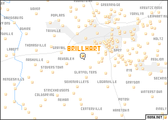 map of Brillhart