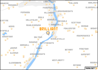 map of Brilliant