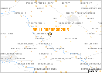 map of Brillon-en-Barrois