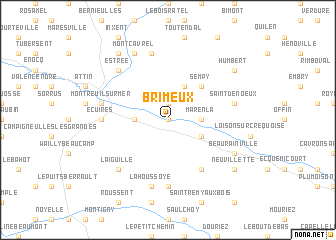 map of Brimeux