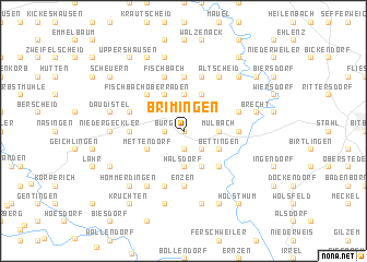 map of Brimingen
