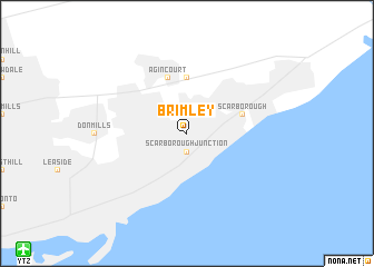 map of Brimley