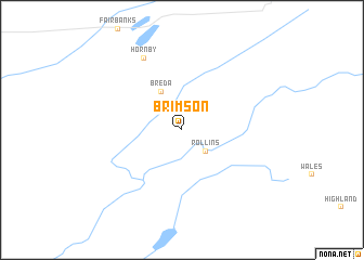 map of Brimson