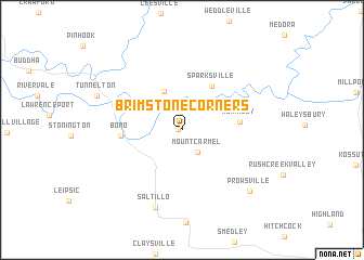 map of Brimstone Corners