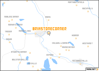 map of Brimstone Corner