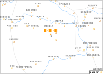 map of Brinani