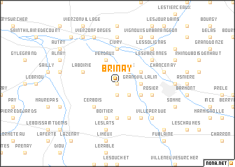 map of Brinay