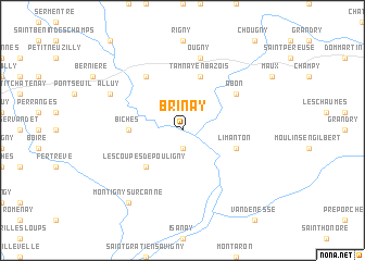 map of Brinay