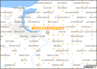 map of Brinckmannsdorf