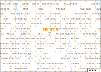 map of Brinços