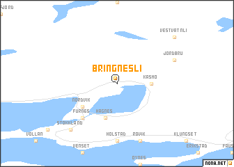 map of Bringnesli