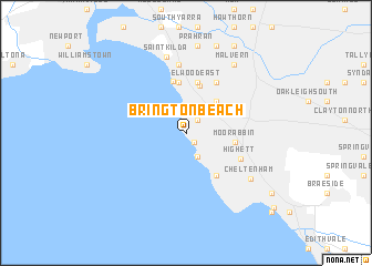 map of Brington Beach