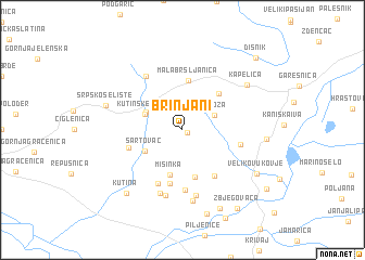 map of Brinjani