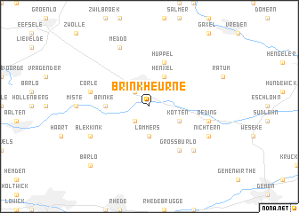 map of Brinkheurne