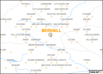 map of Brinkhill