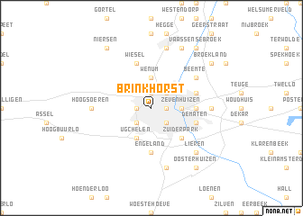 map of Brinkhorst