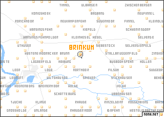 map of Brinkum