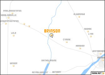 map of Brinson