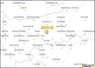 map of Brinya