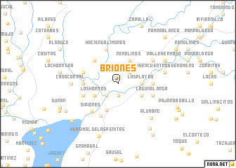 map of Briones