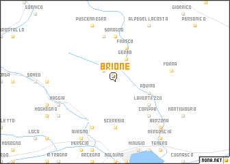 map of Brione