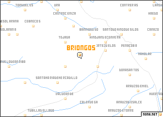 map of Briongos