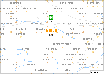 map of Brion