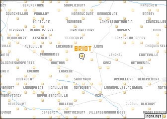 map of Briot