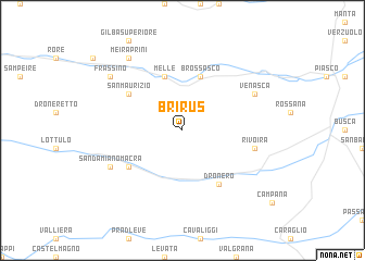 map of Brirus