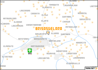 map of Brisas de Lara