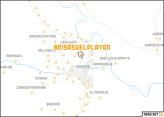 map of Brisas del Playón