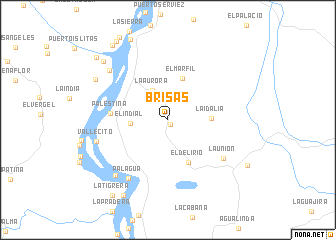 map of Brisas