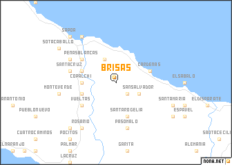 map of Brisas