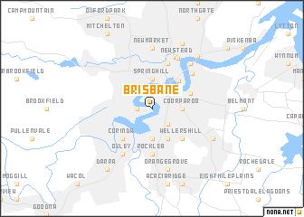 map of Brisbane