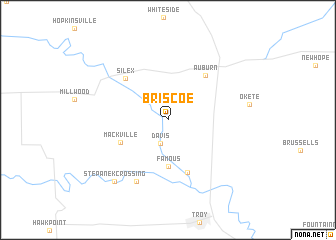 map of Briscoe