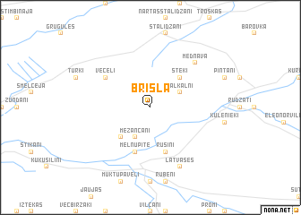 map of Brīsla