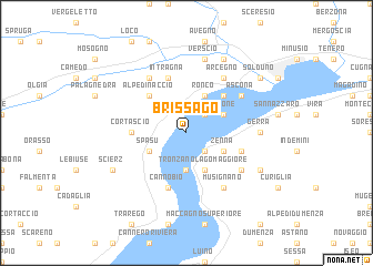 map of Brissago