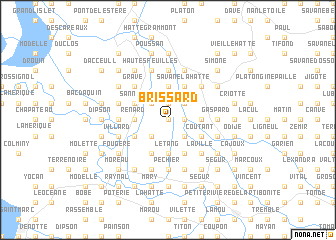 map of Brissard