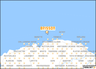 map of Brisson