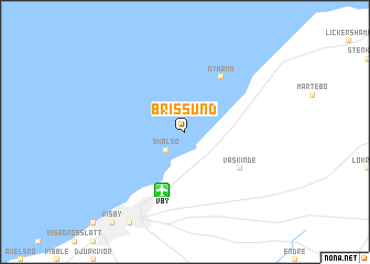 map of Brissund
