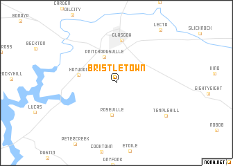 map of Bristletown