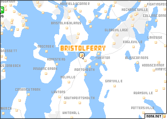 map of Bristol Ferry