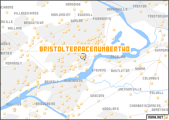 map of Bristol Terrace Number Two